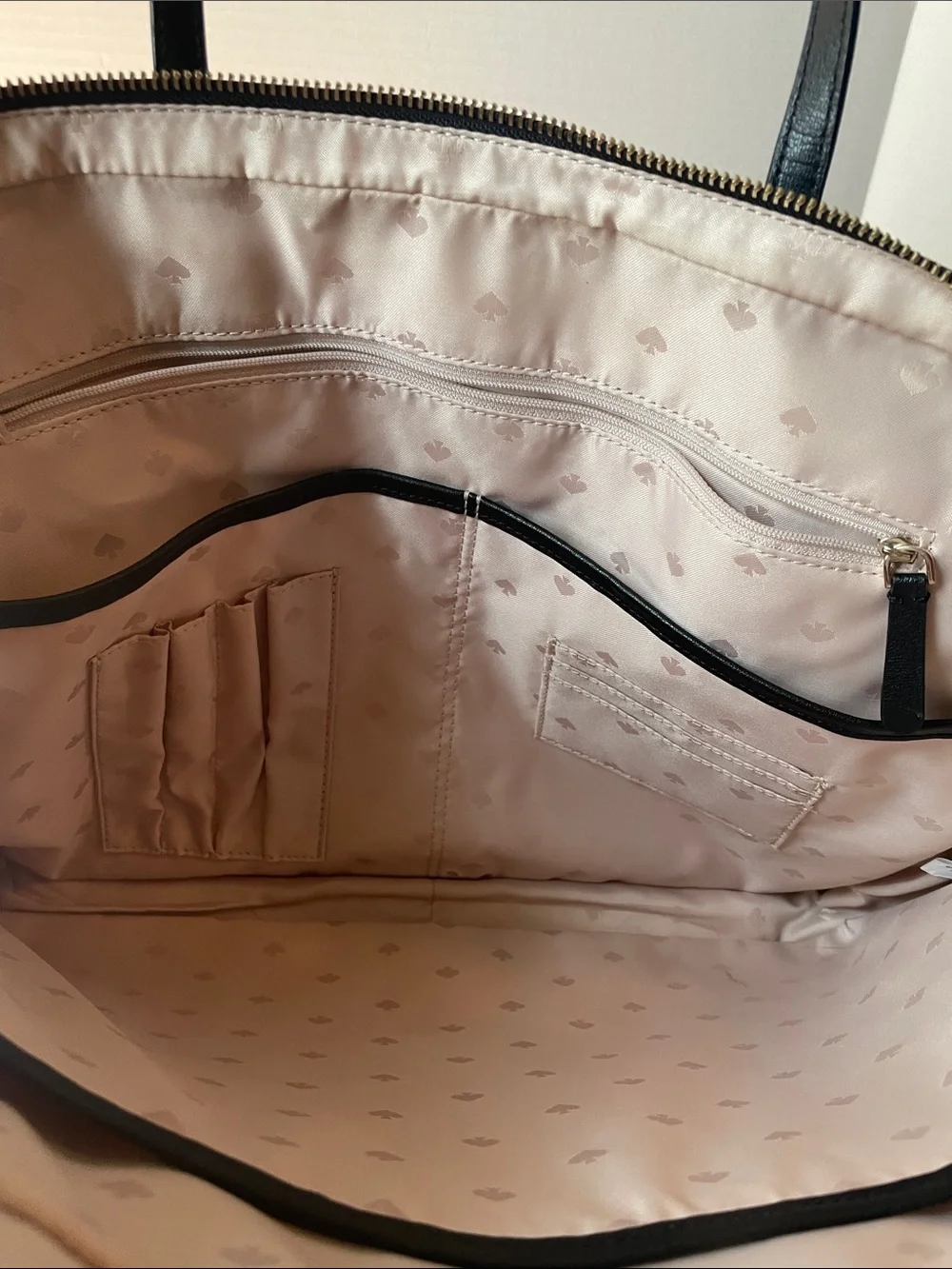 Kate Spade Black  Laptop Bag Tote with Crossbody Strap